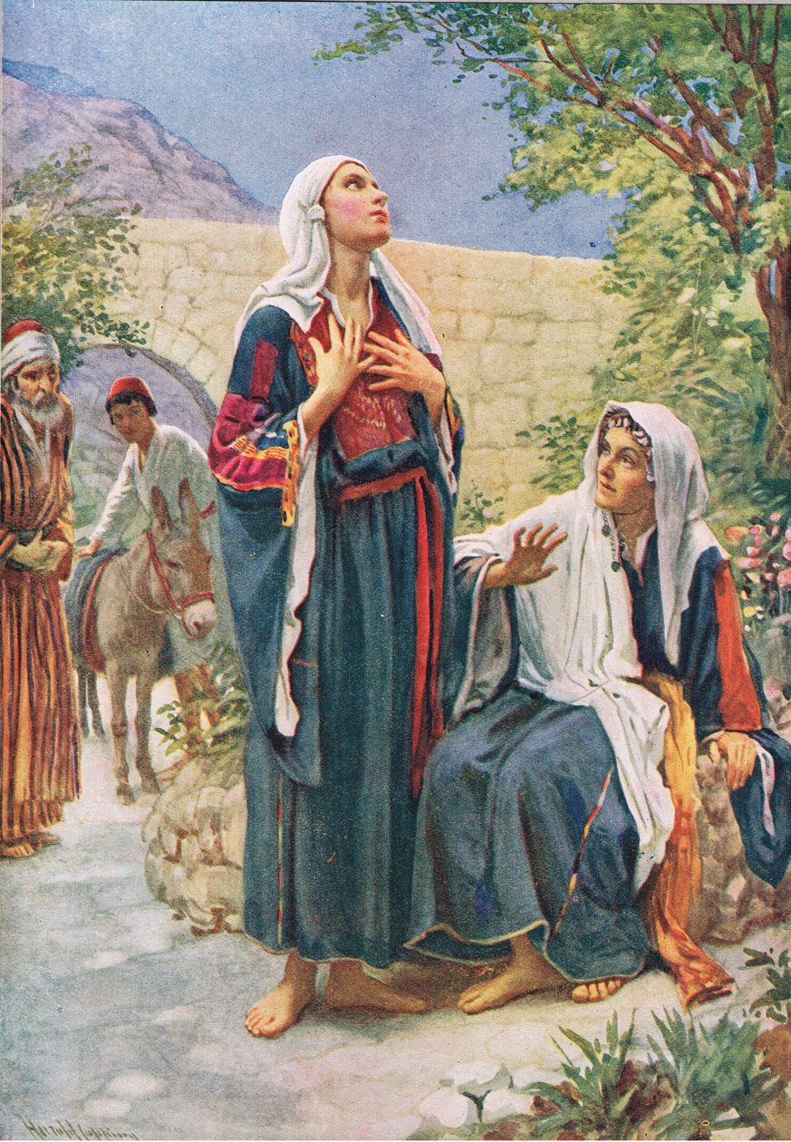 Mary og Elisabeth af Harold Copping