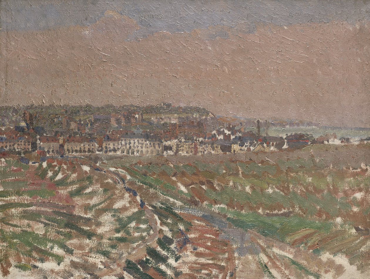 Dieppe fra Vesten, 1910 - 1911 af Harold Gilman