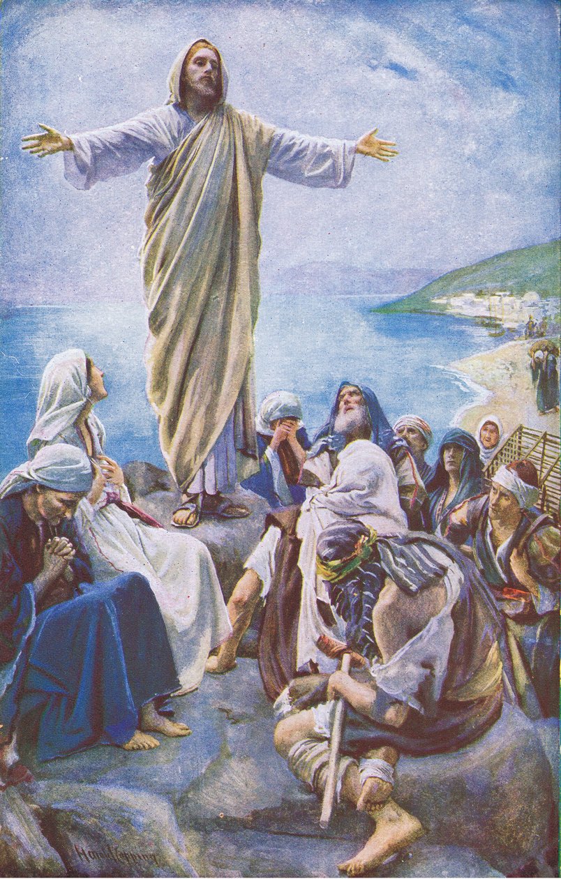 Kom til mig, illustration fra Harold Copping Pictures: The Crown Series, ca. 1920