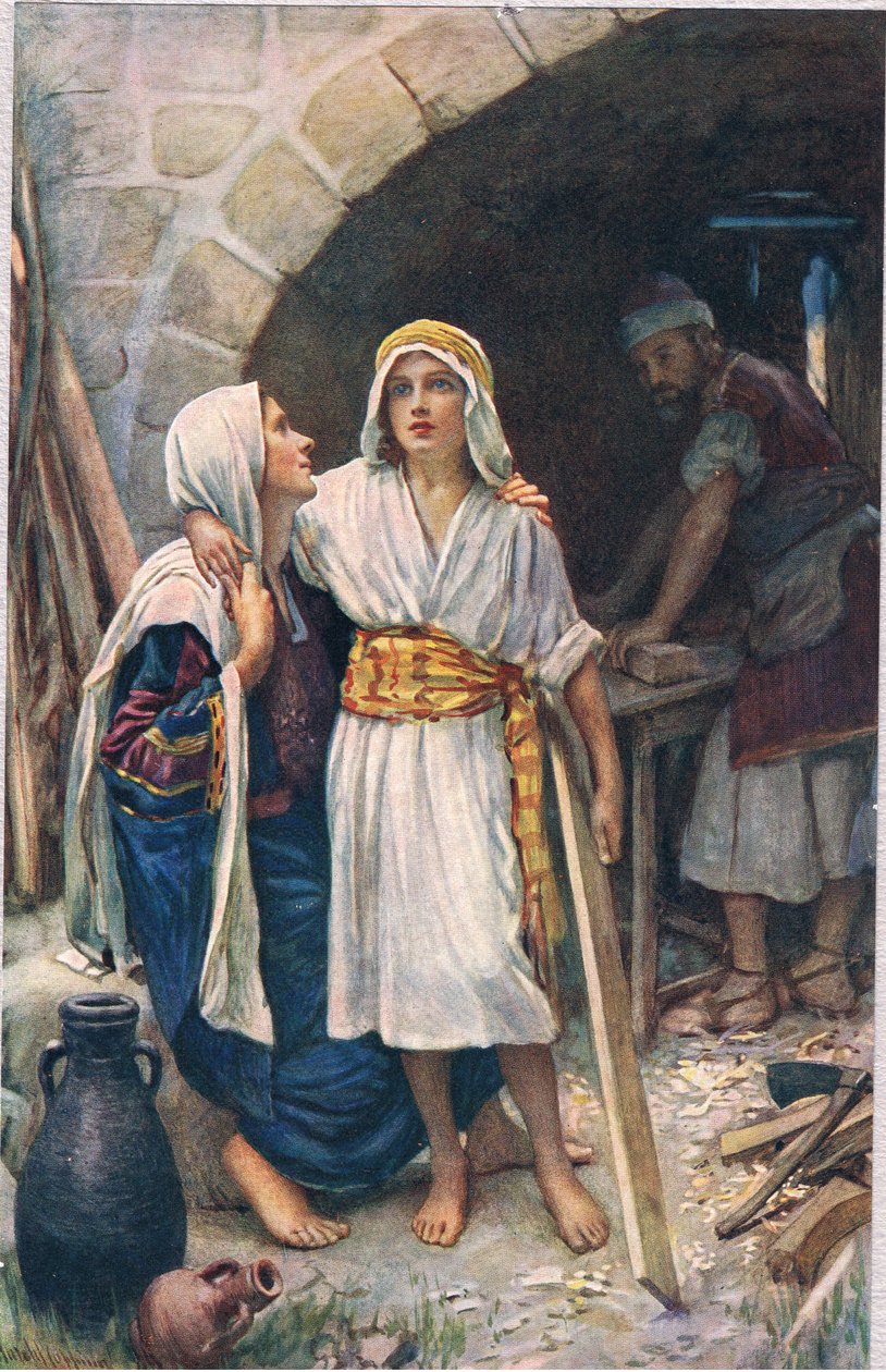 Mary and Jesus, illustration fra 