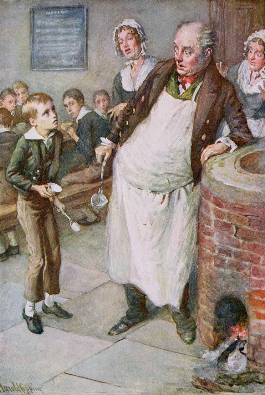 Oliver Asks for More, illustration til 