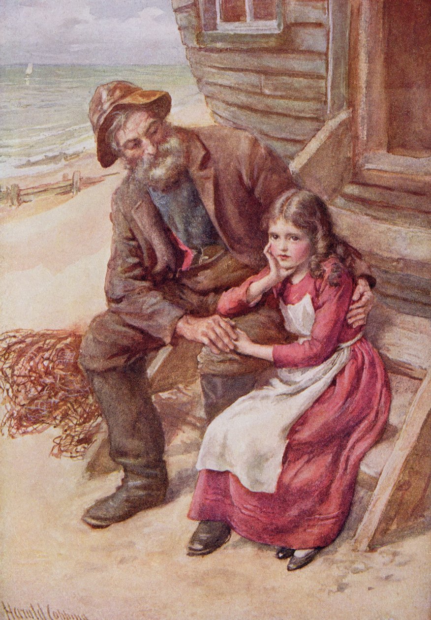 Peggotty og Lille Emily, illustration til 