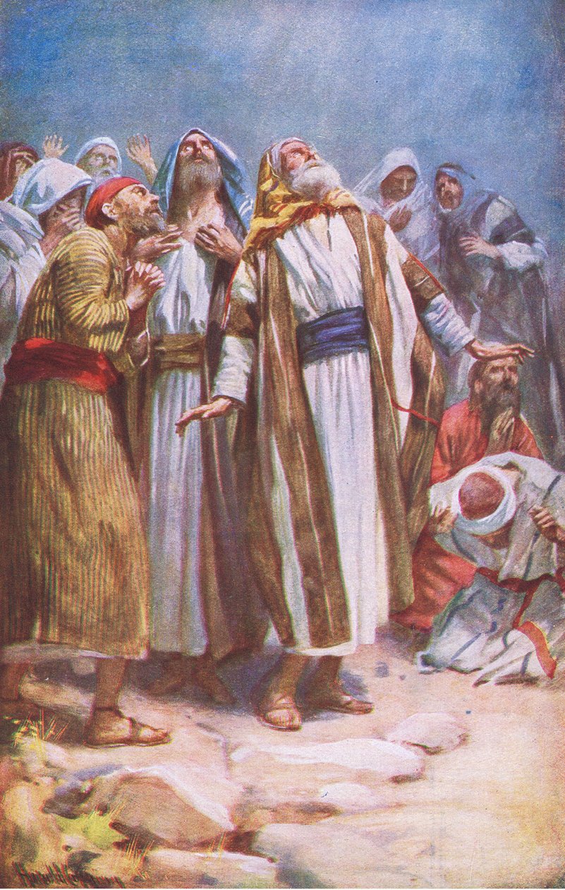 The Ascension, illustration fra Harold Copping Pictures: The Crown Series, ca. 1920