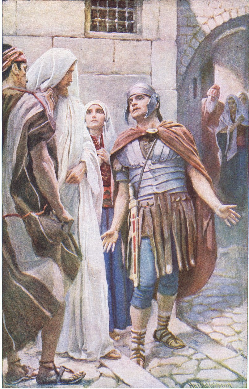 Centurion, illustration fra Harold Copping Pictures: The Crown Series, ca. 1920