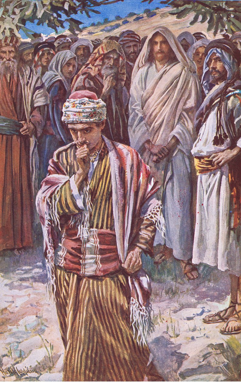 Den rige unge hersker, illustration fra Harold Copping Pictures: The Crown Series, ca. 1920