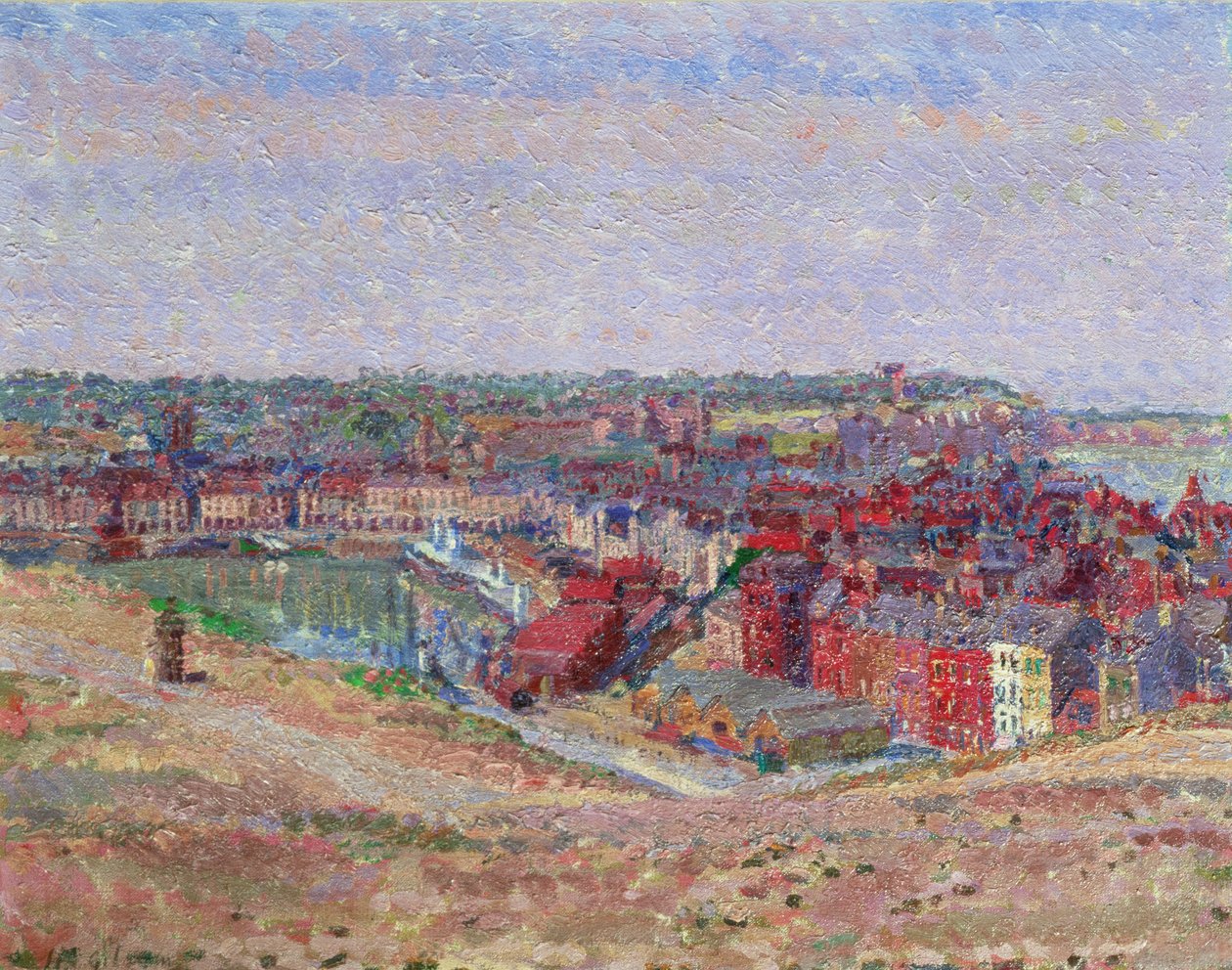 Dieppe, ca. 1911 af Harold Gilman
