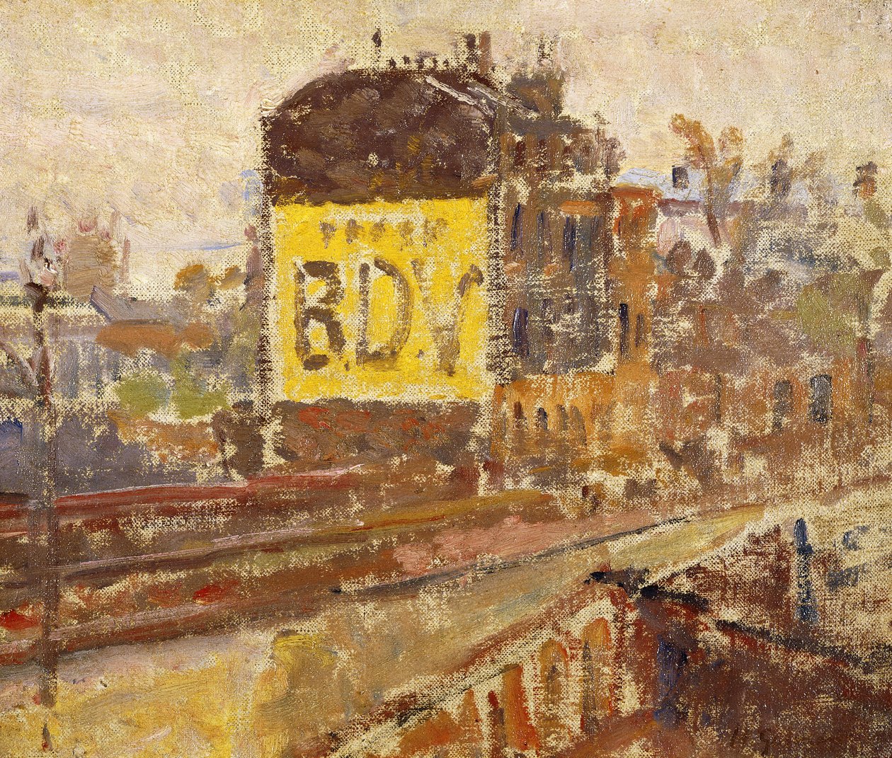 Hampstead Road af Harold Gilman