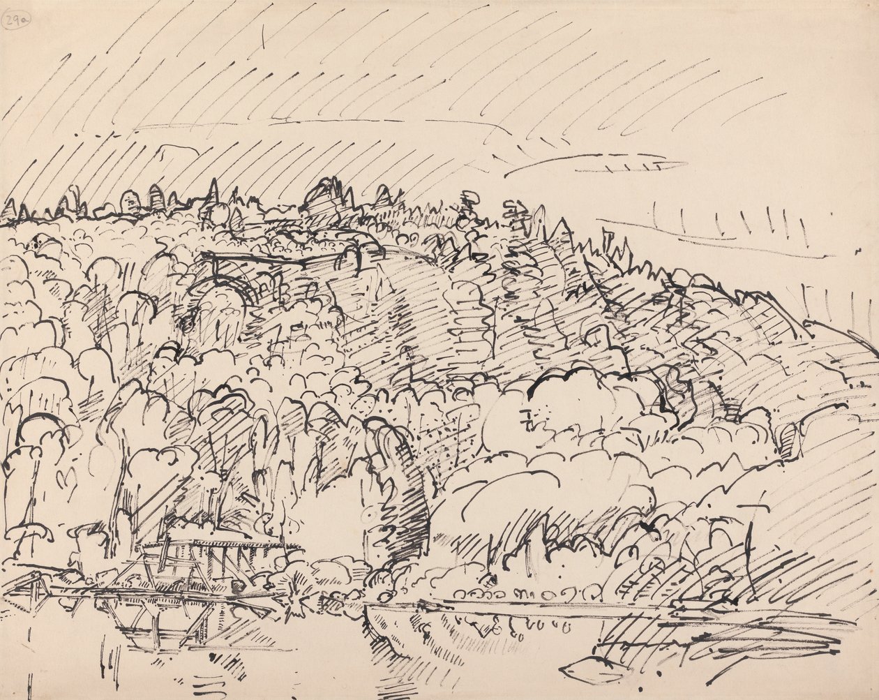 Norsk Landskab af Harold Gilman