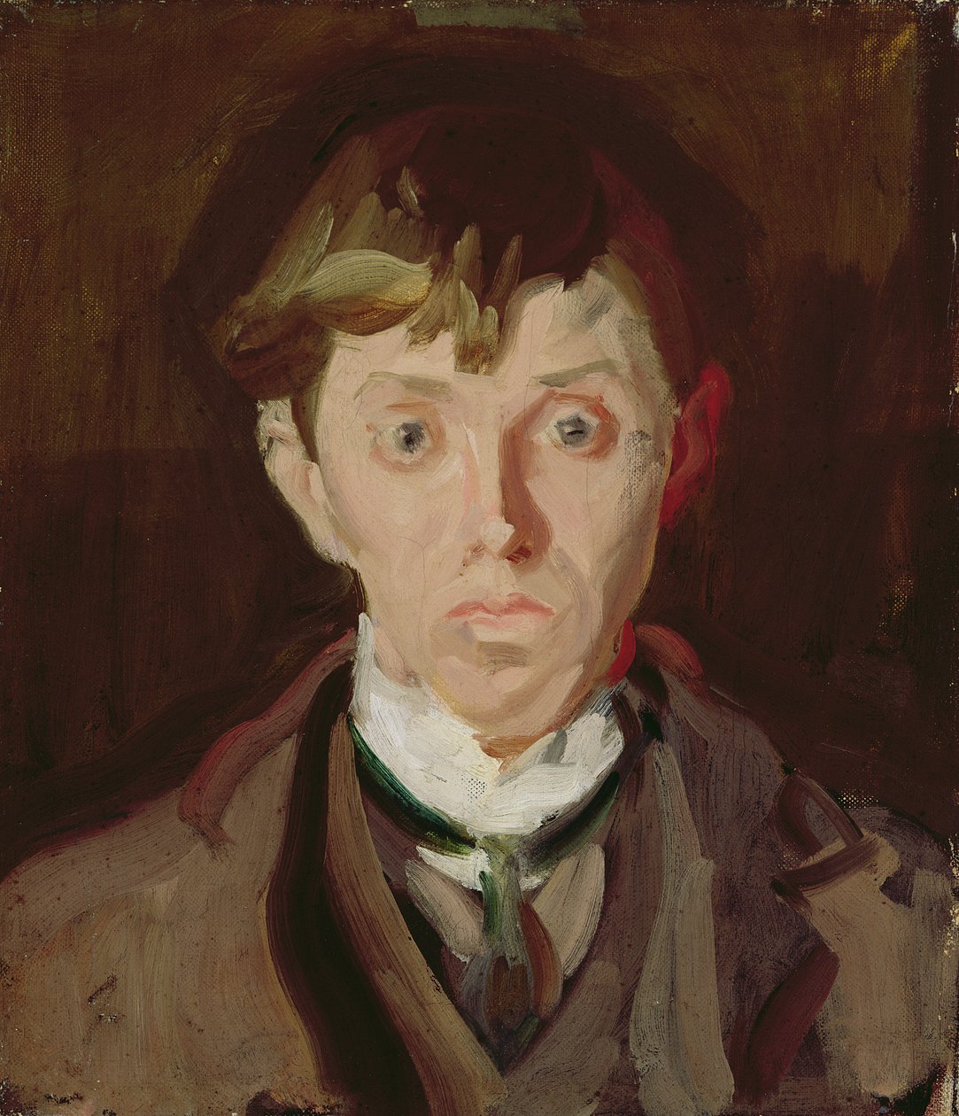 Portræt af Spencer Frederick Gore (1878-1914) 1906-7 (olie på lærred) af Harold Gilman