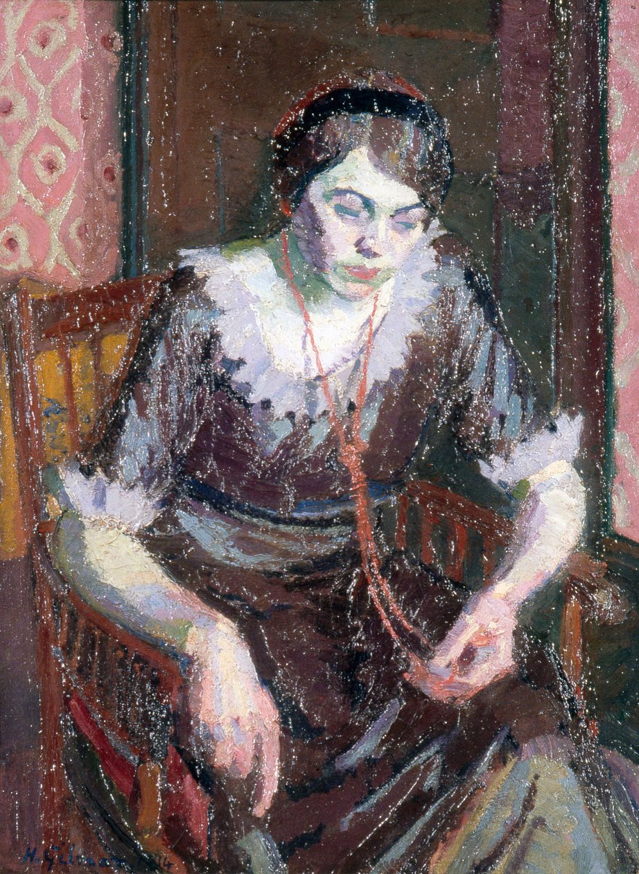 Koralhalskæden af Harold Gilman