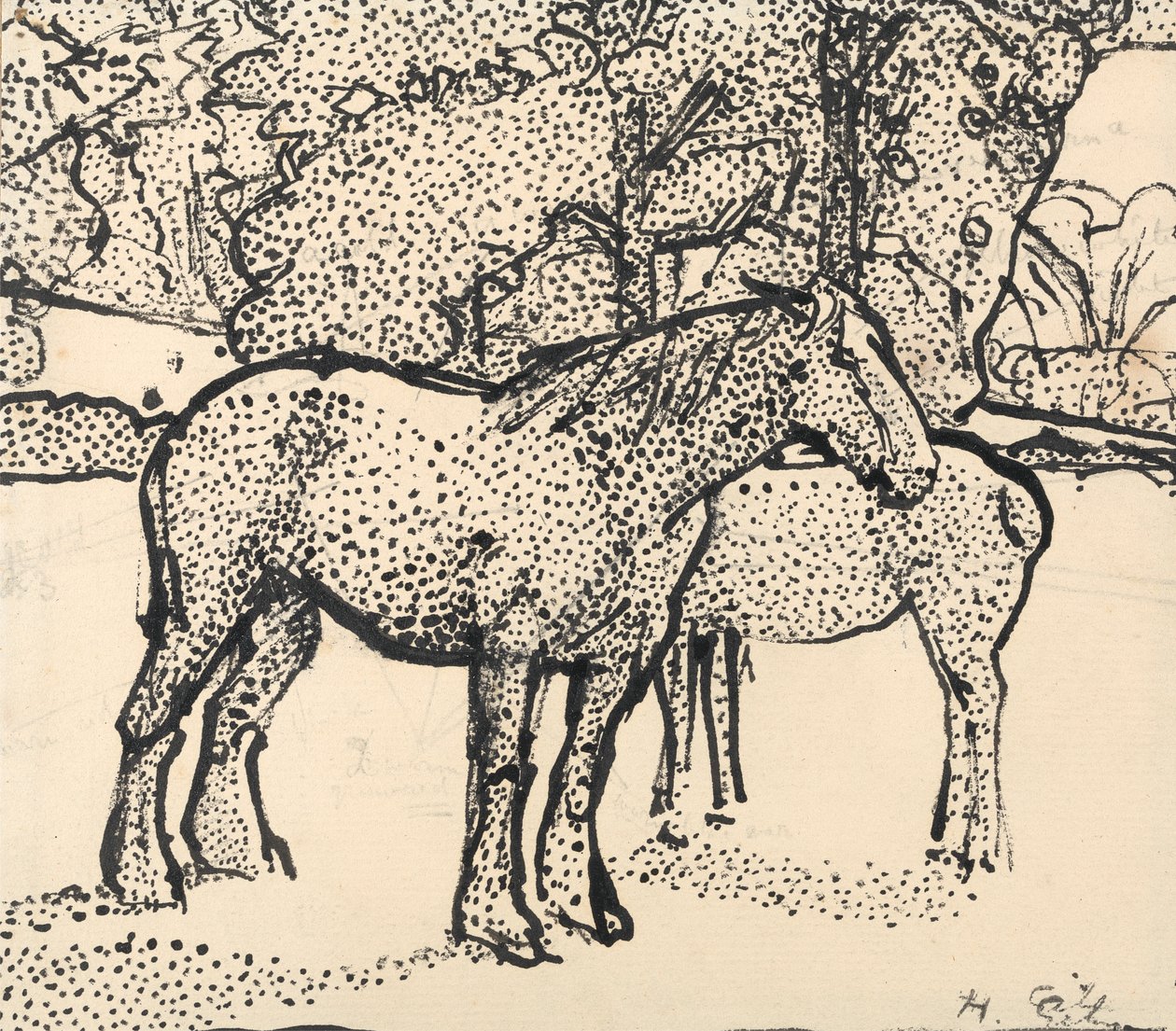 To Heste af Harold Gilman