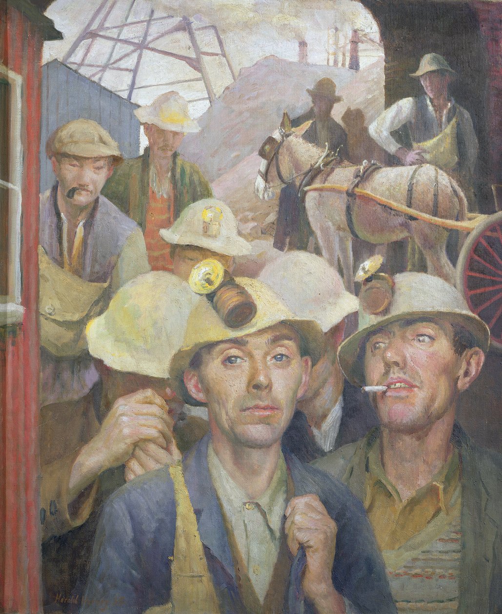 St. Just Tin Miner af Harold Harvey