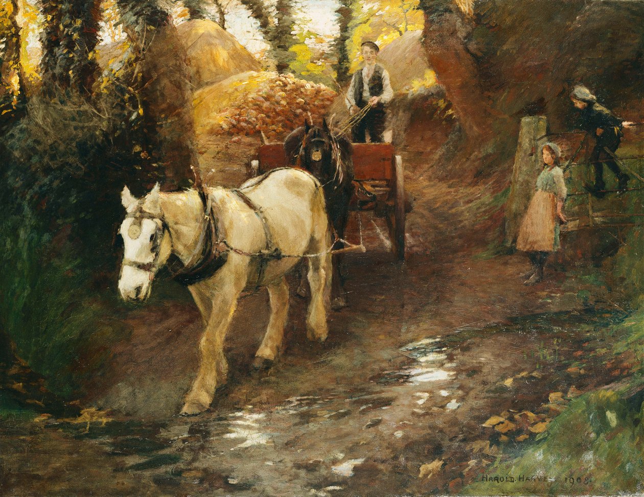 Gårdporten af Harold Harvey