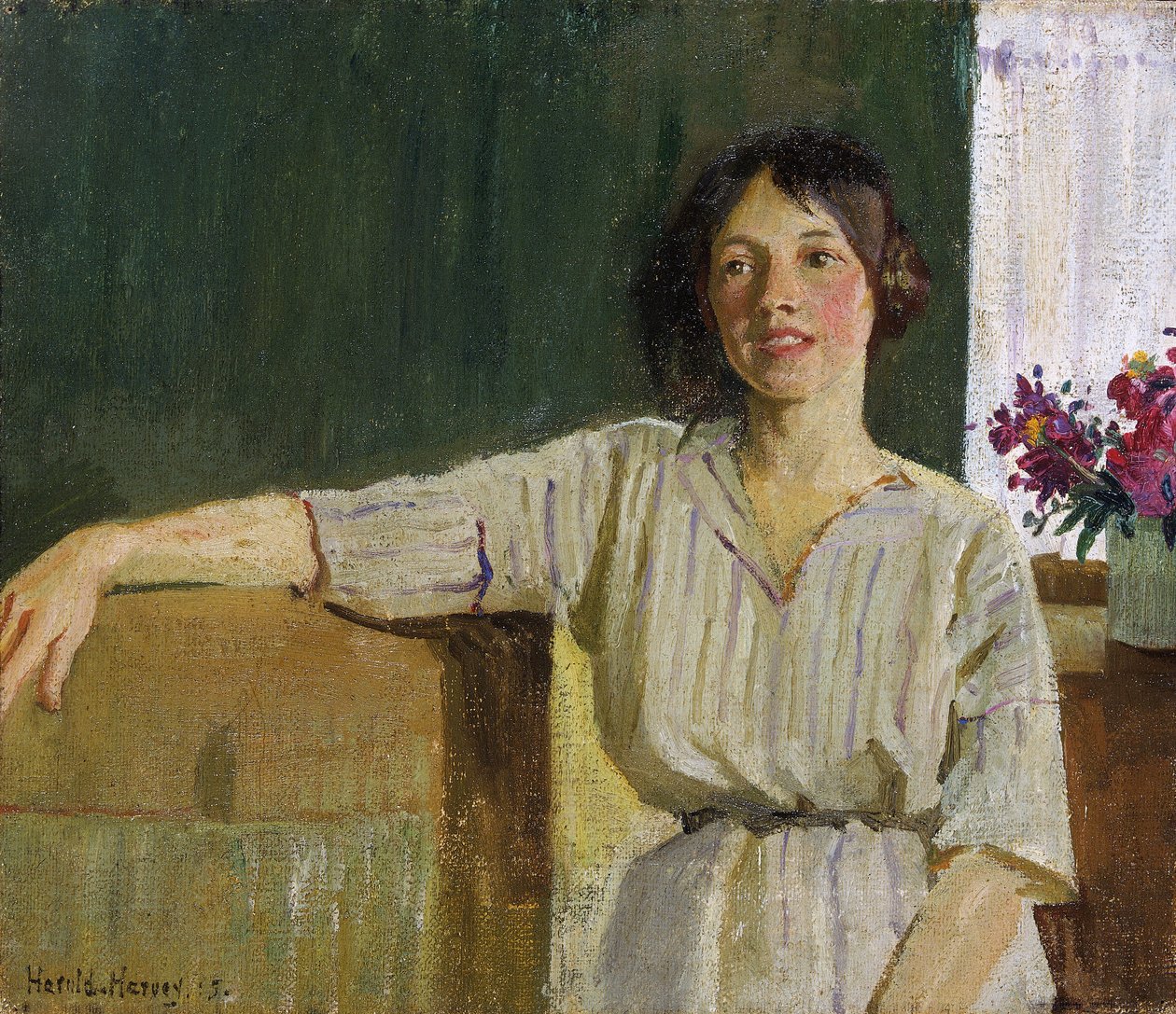 Kunstnerens model, Newlyn af Harold Harvey