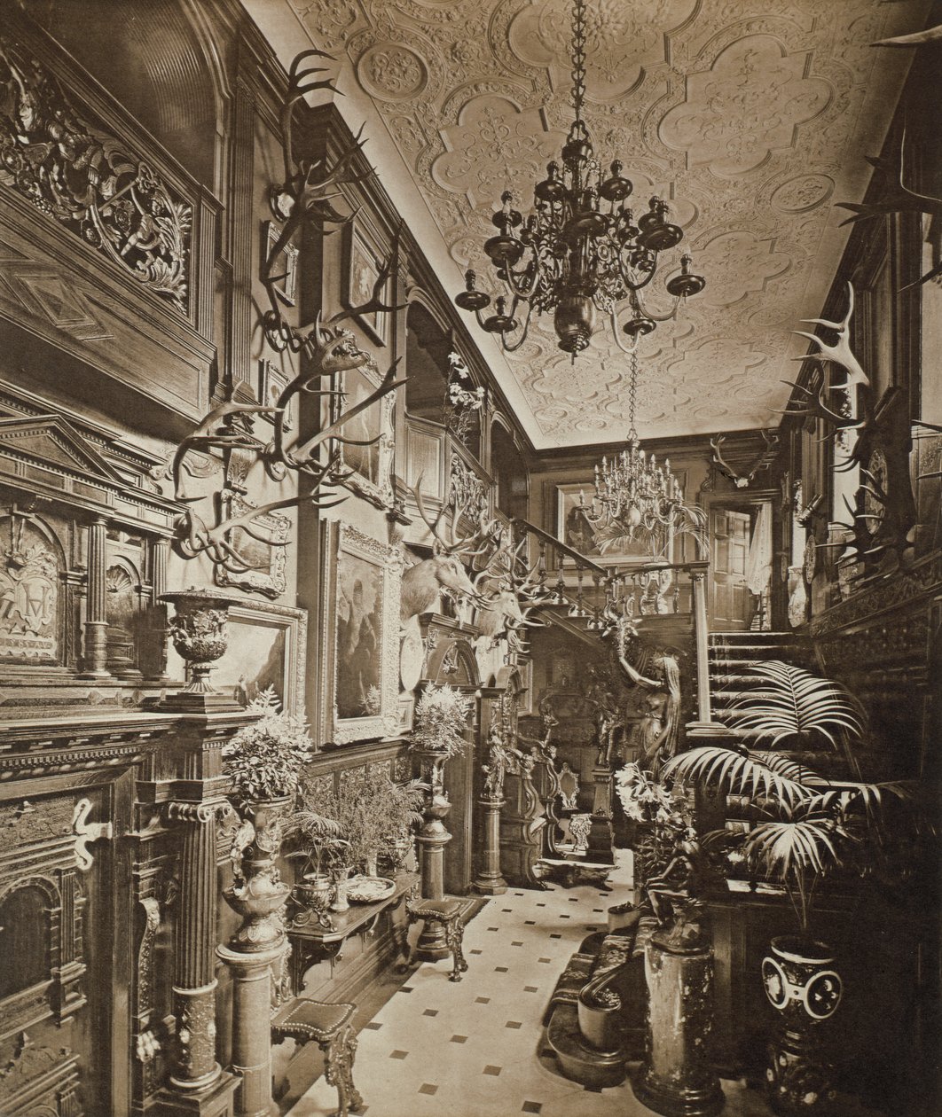 The Hall, Wickham Hall, Kent, 1897 af Harold Palmer