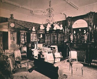 Biblioteket, Wickham Hall, Kent af Harold Palmer