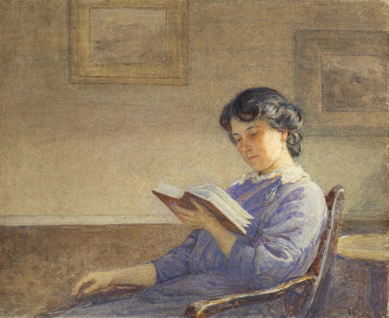 Lilian Reading (akvarel) af Harold Swanwick
