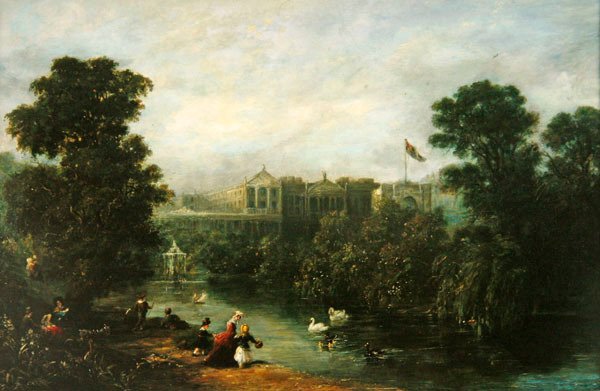 Dronning Victoria og hendes barn (olie på lærred) af Harriet Arnold