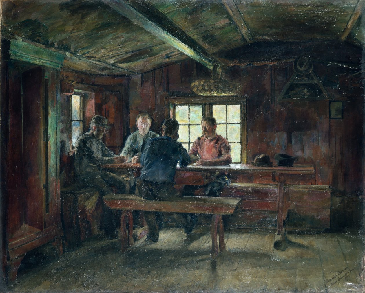 Kortspillere af Harriet Backer