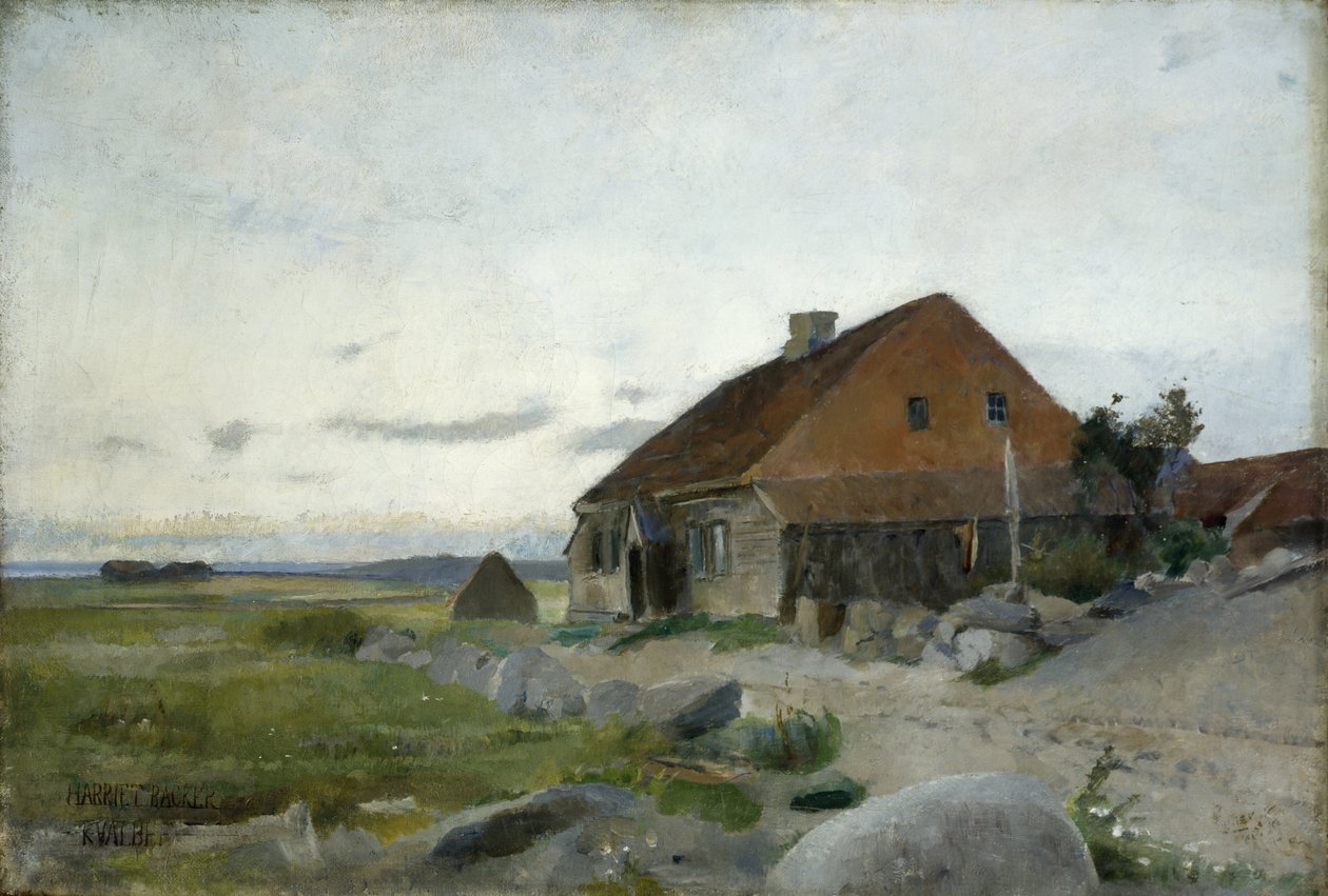 Fra Kvalbein (olie på lærred) af Harriet Backer