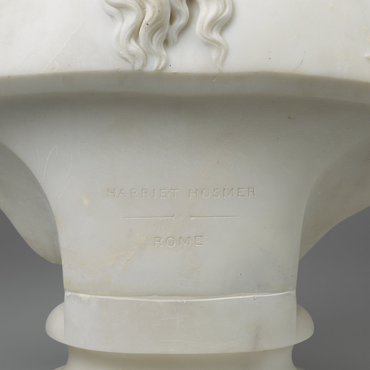 Medusa, ca. 1854 (marmor) af Harriet Goodhue Hosmer
