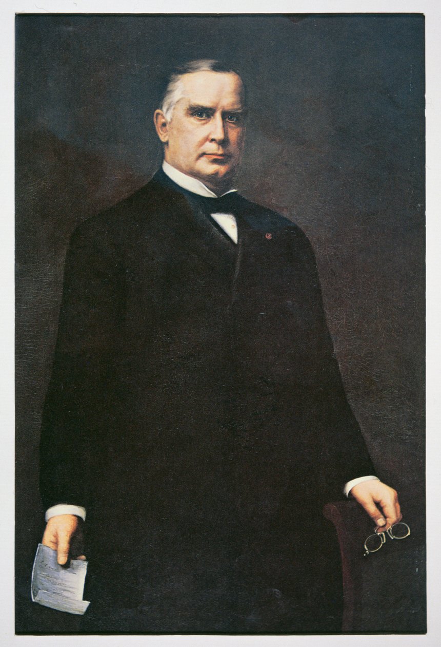 Præsident William Mckinley (olie på lærred) af Harriet Murphy