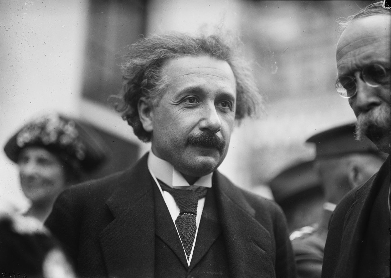 Albert Einstein, Washington, ca. 1922 (s/h-billede) af Harris & Ewing