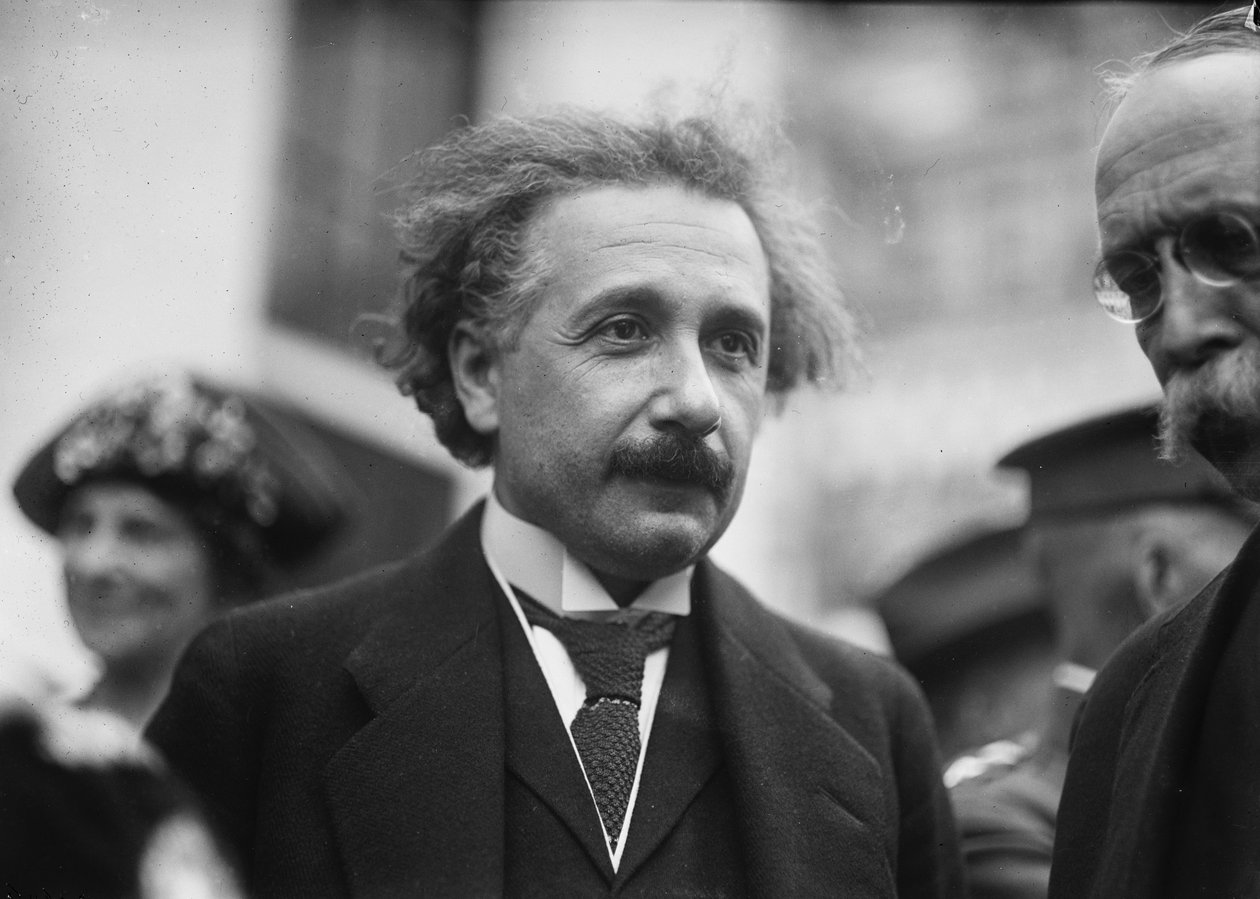 Portræt af Albert Einstein af Harris & Ewing