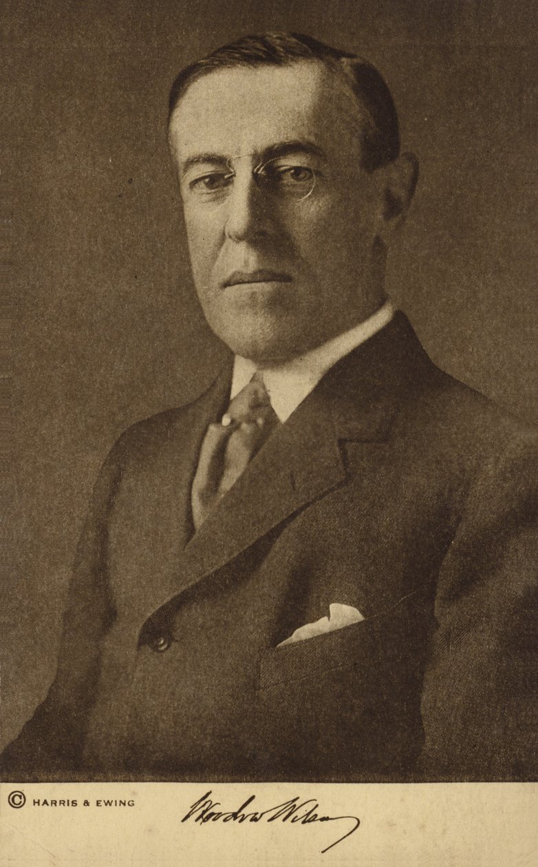 Woodrow Wilson (s/h-foto) af Harris & Ewing