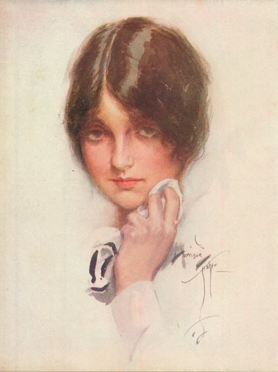 En undersøgelse, c1914, 1914 af Harrison Fisher