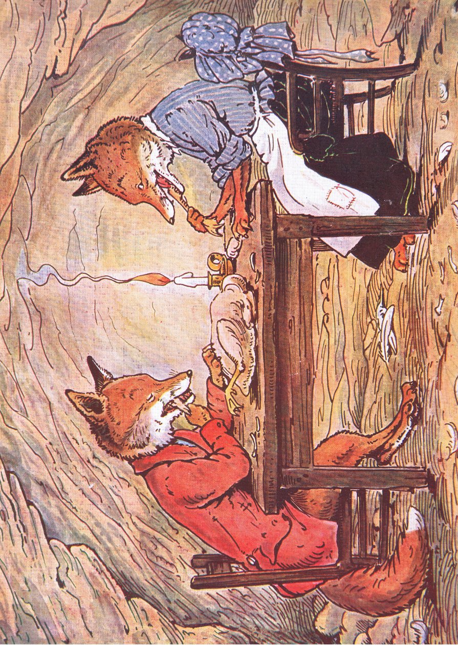 De har aldrig spist en bedre gås i deres liv, 1920 af Harry B Neilson