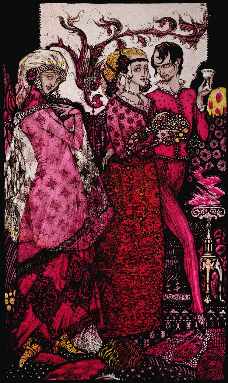 Bert the Bigfoot, sunget af Villon Illustration af Harry Clarke fra 