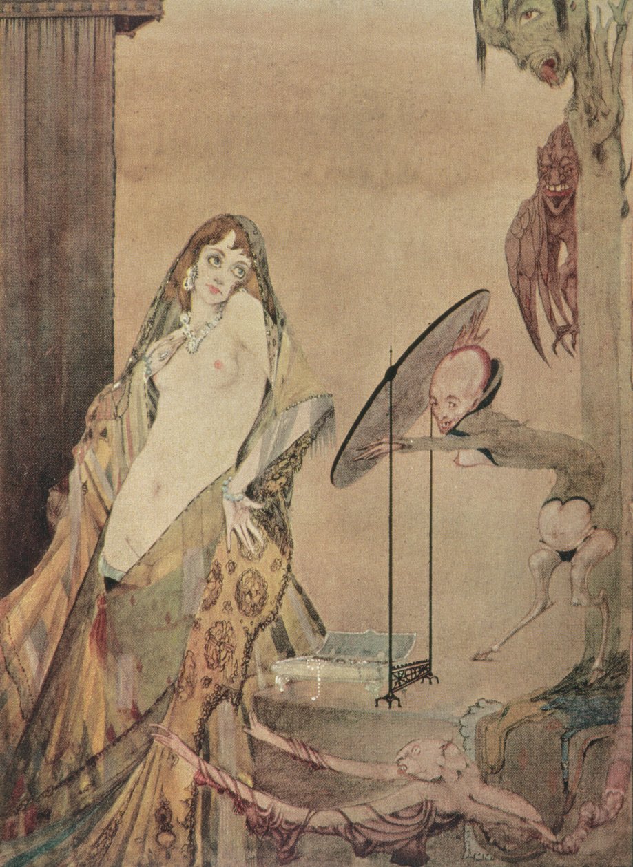 "Drest således, jeg synes et andet væsen", illustration fra 
