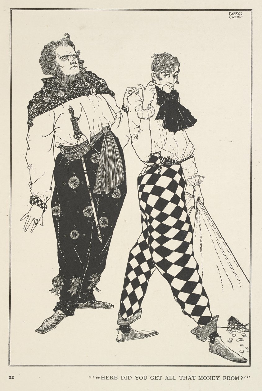 Store Claus og Lille Claus Hvor har du fået alle de penge fra? af Harry Clarke