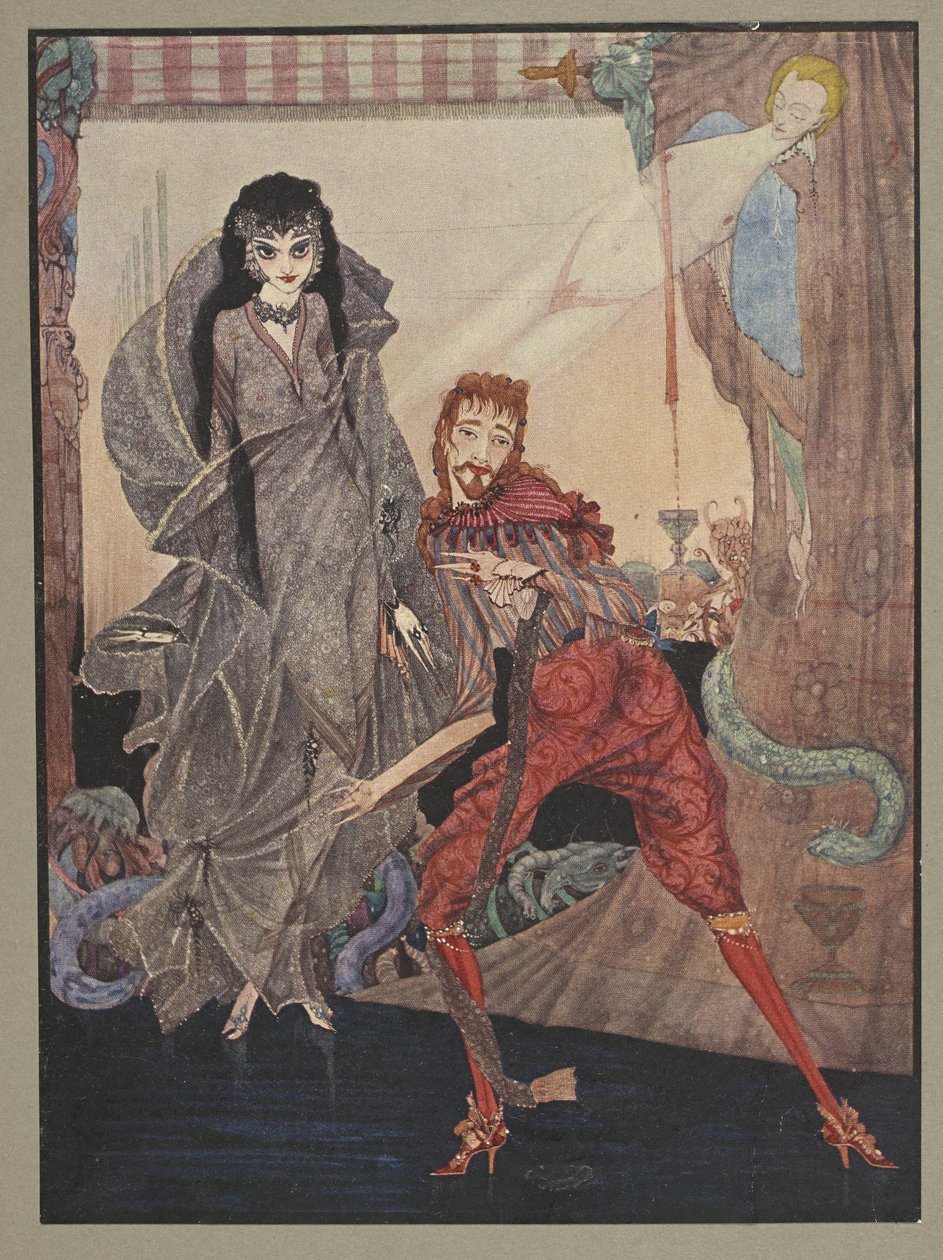Lady Ligeia. "Ligeia" er en novelle af Edgar Allan Poe. Historien følger en unavngiven fortæller og hans kone Ligeia, en smuk og intelligent ravnehåret kvinde. Hun bliver syg, komponerer "The Conqueror Worm" og citerer linjer, der tilskrives Joseph Glanvi af Harry Clarke