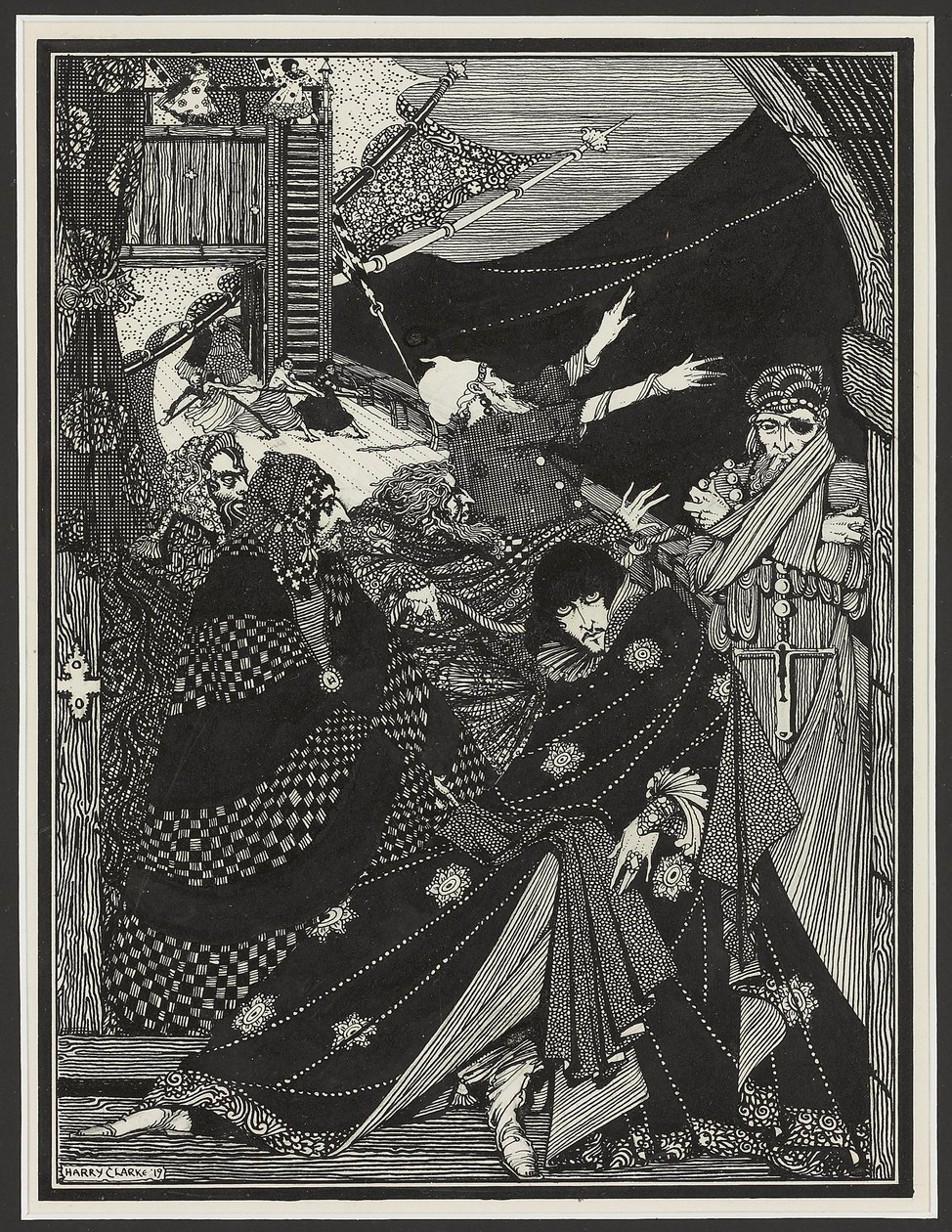 Meddelelse fundet i en flaske, 1918 af Harry Clarke