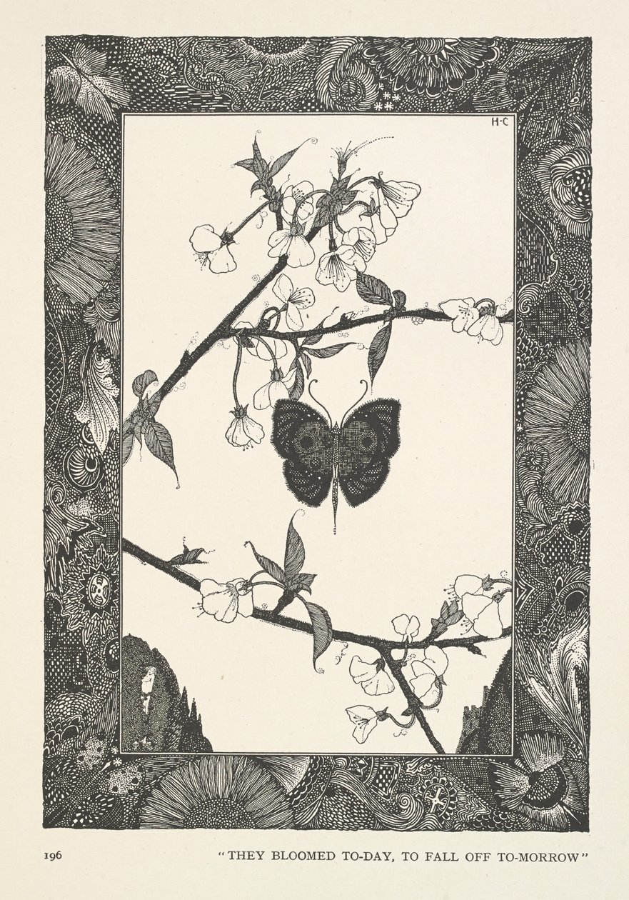 Sommerfuglen. De blomstrede i dag, for at falde af i morgen. af Harry Clarke
