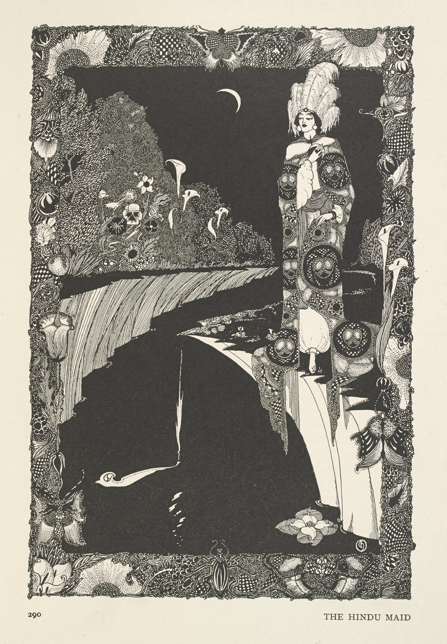 Den hinduistiske stuepige. af Harry Clarke