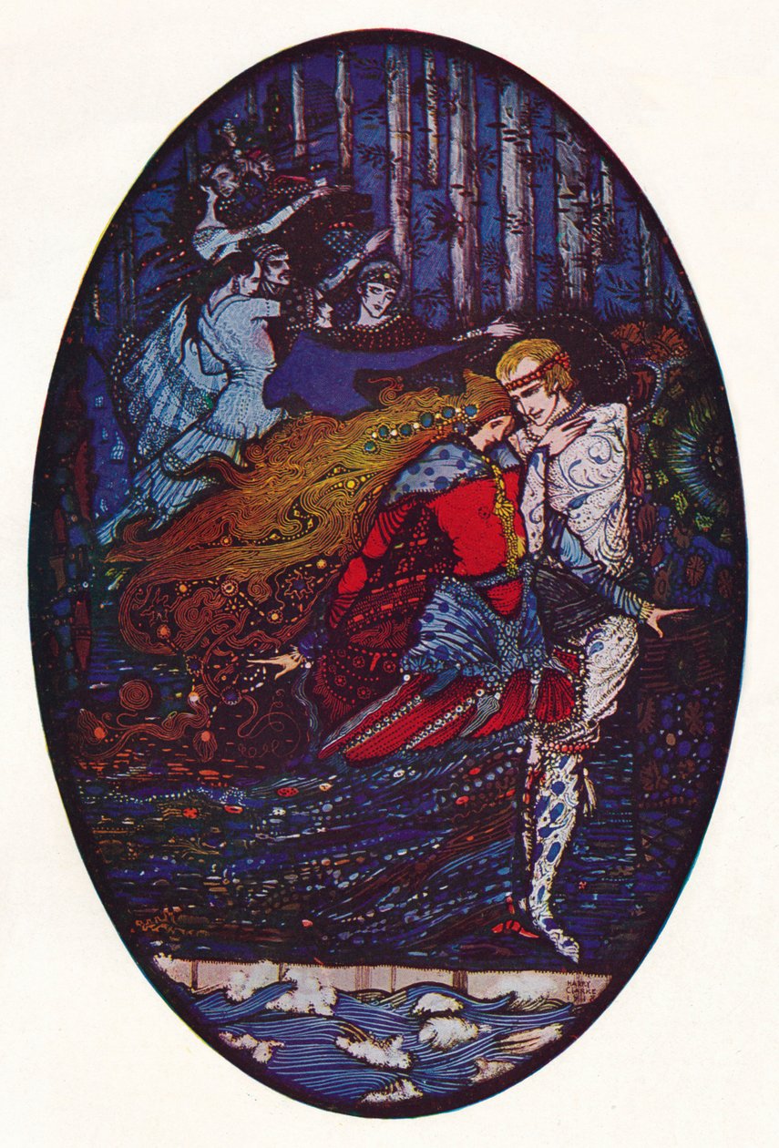 Mødet, c1918 af Harry Clarke