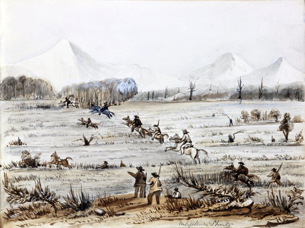 Rævejagt, Magellanstrædet (Chile) af Harry Edmond Edgell