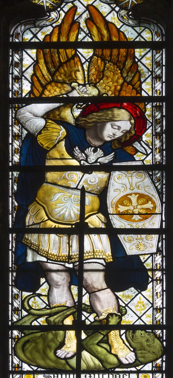 Winchester Cathedral, James Powell & Sons, Harry Ellis Wooldridge, St. Michael, 1882 af Harry Ellis Wooldridge