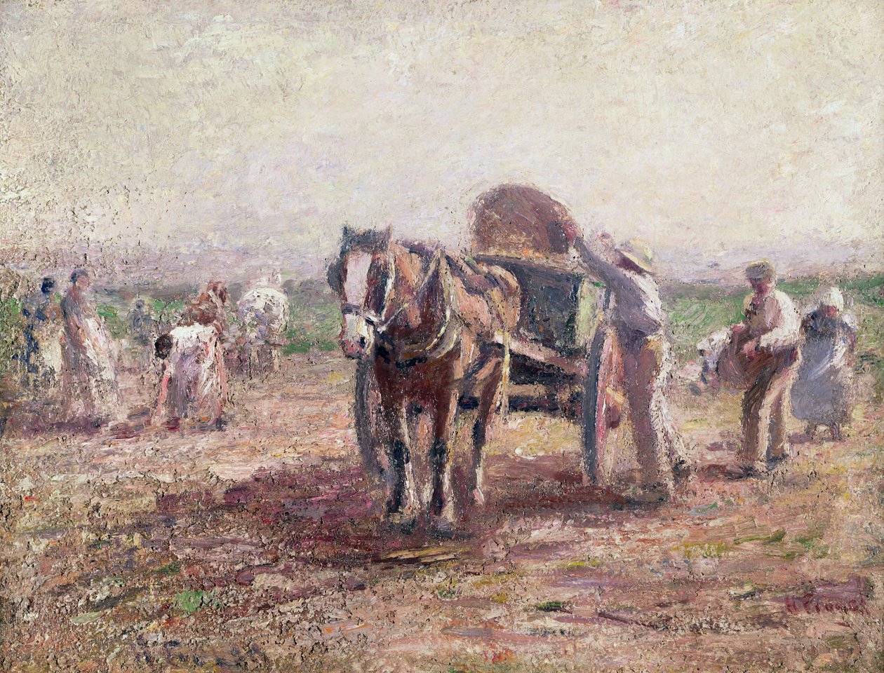 Kartoffelplukkerne af Harry Fidler