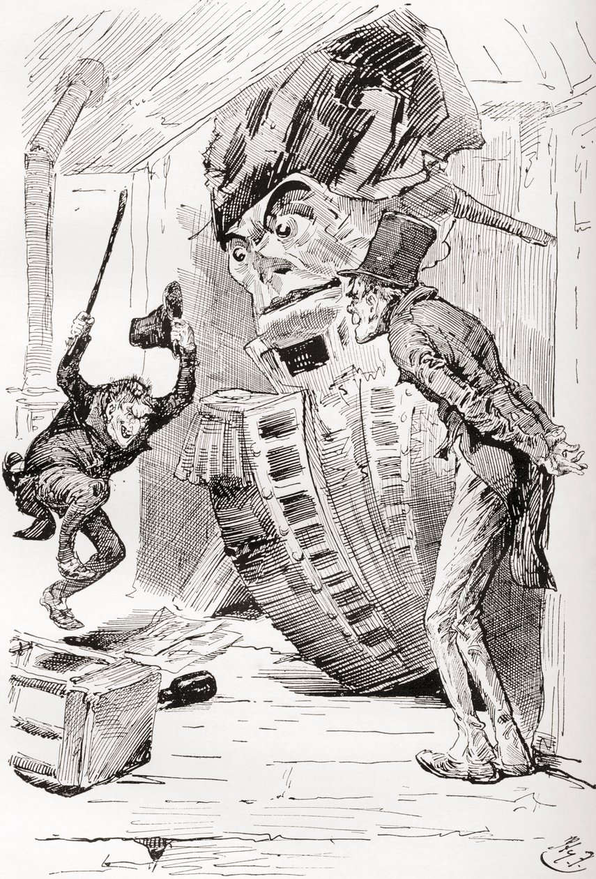 Illustration til Charles Dickens