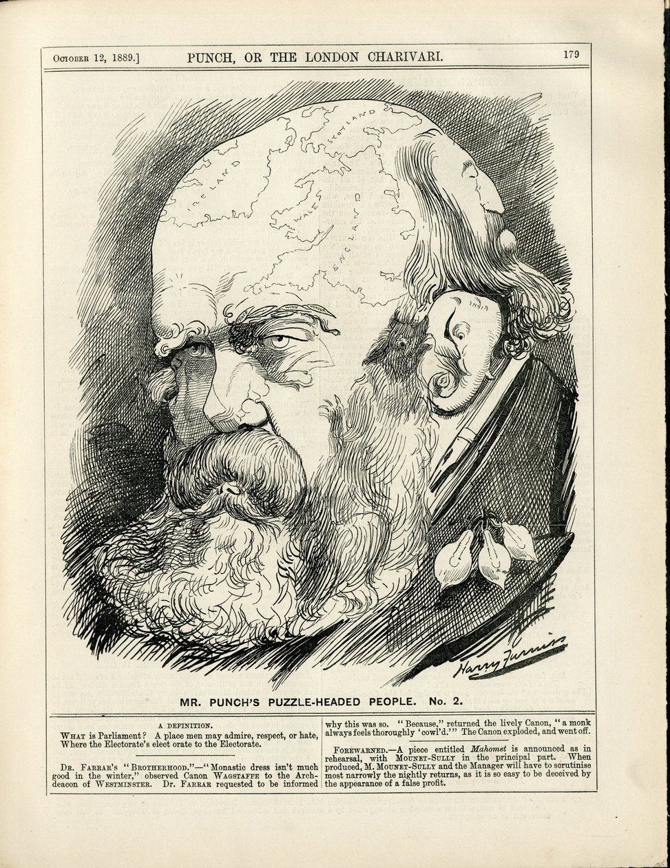 Illustration af Harry Furniss (1854-1925) i Punch af Harry Furniss