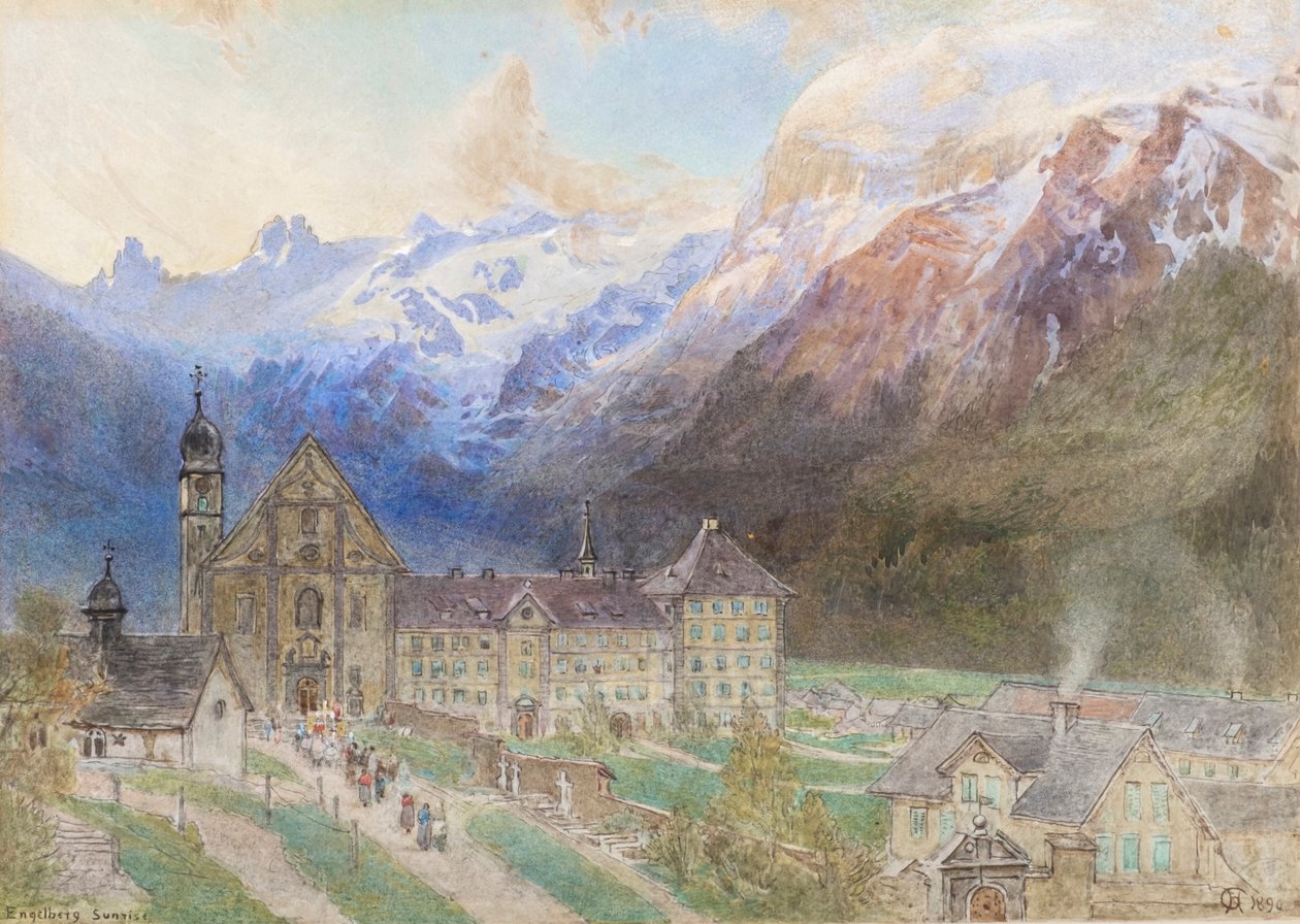 Engelburg solopgang af Harry Goodwin