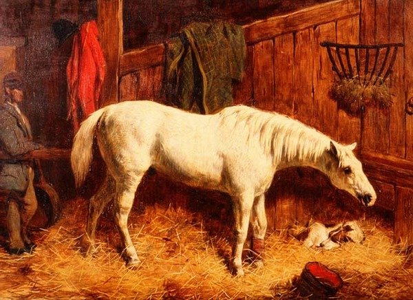 Færdig for sæsonen (panel) af Harry Hall