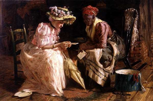 Brevet (olie på lærred) af Harry Herman Roseland