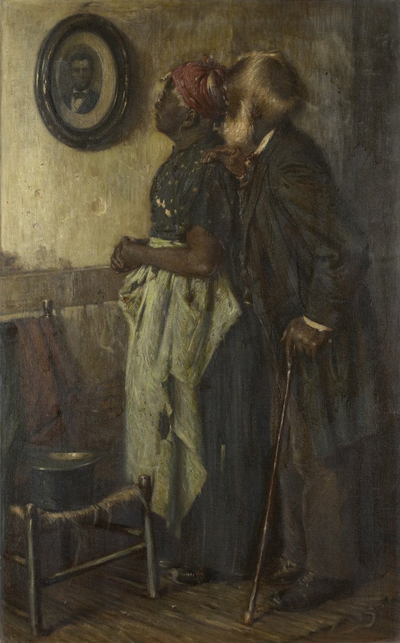 Var det til det bedste? 1904 (olie på lærred) af Harry Herman Roseland