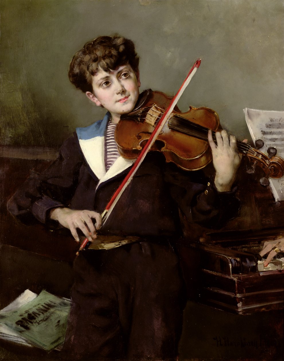 Violinisten af Harry Humphrey Moore