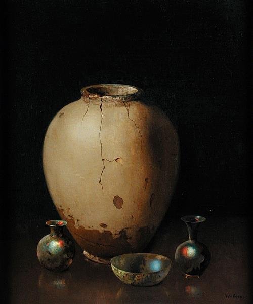 Krukken (olie på lærred) af Harry Wilson Watrous